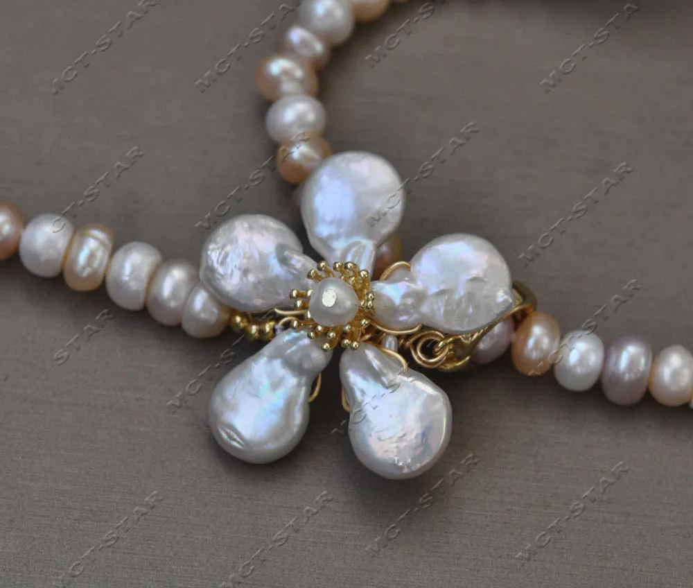 Z13085 22'' White Pink Lavender Rondelle Pearl Coin Handmade Flower Necklace Pendant
Z13085 22'' White Pink Lavender Rondelle Pearl Coin Handmade Flower Necklace Pendant