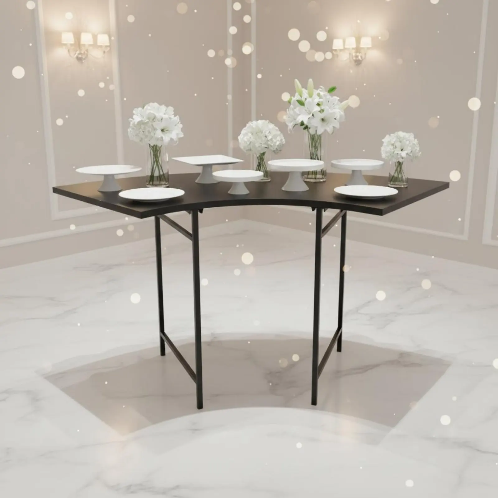 S-Shaped Dessert Table Portable White Wedding Dessert Table Event Decor Easy to Assemble Space-Saving for Engagement
S-Shaped Dessert Table Portable White Wedding Dessert Table Event Decor Easy to Assemble Space-Saving for Engagement