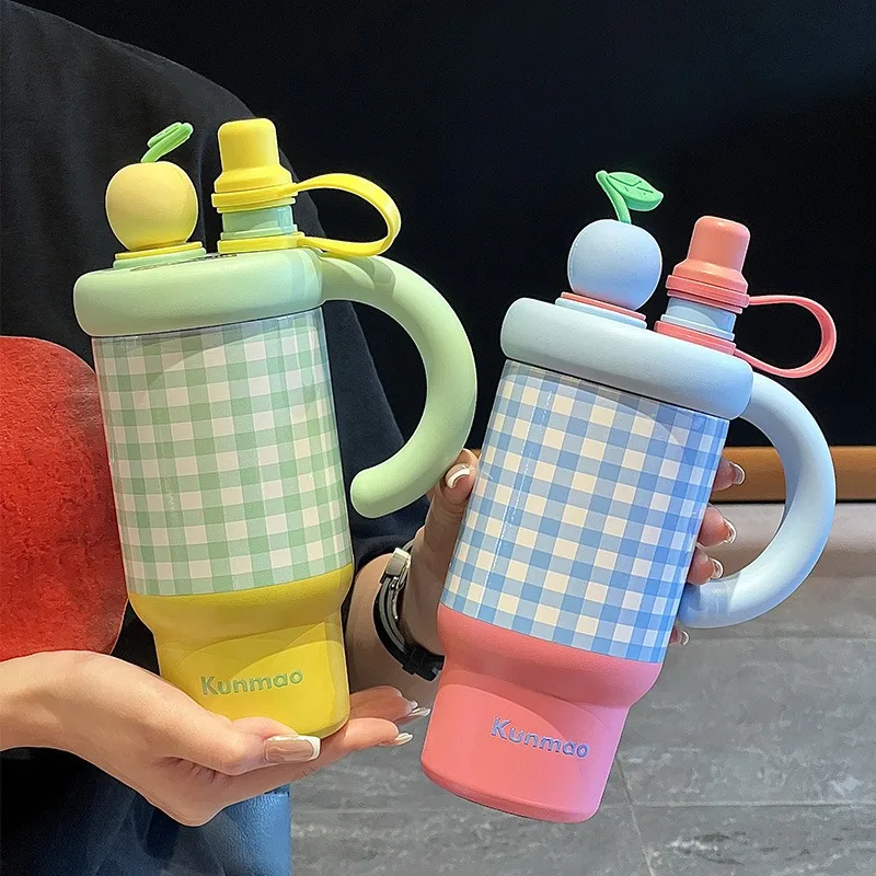 New fashionable large-capacity 800ml office 316 stainless steel insulated cup handle student straw cup Double-guide ice cup coff
New fashionable large-capacity 800ml office 316 stainless steel insulated cup handle student straw cup Double-guide ice cup coff