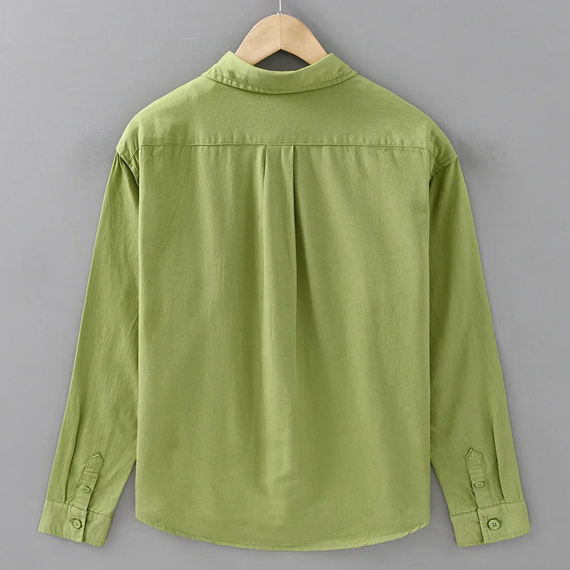 Basic Men's Long-Sleeve Cotton Shirt - Casual and Versatile Spring Style 100% Cotton Solid Color Casual Shirt
Basic Men's Long-Sleeve Cotton Shirt - Casual and Versatile Spring Style 100% Cotton Solid Color Casual Shirt