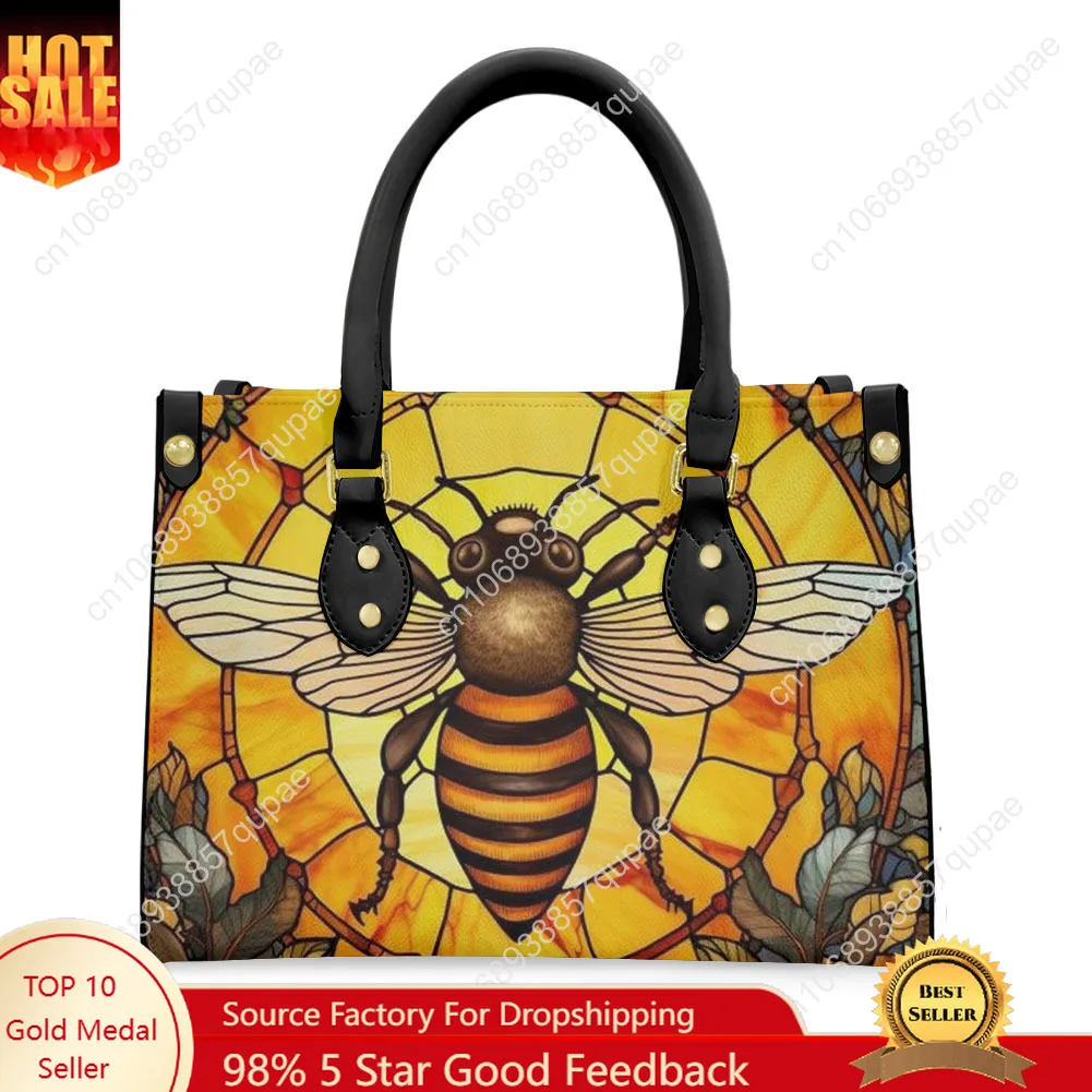 Cute little Bee Print Tote Bag Purse Womens Mens Personalized Text Image PU Leather Handbag Business Shopping Gift Bags
Cute little Bee Print Tote Bag Purse Womens Mens Personalized Text Image PU Leather Handbag Business Shopping Gift Bags