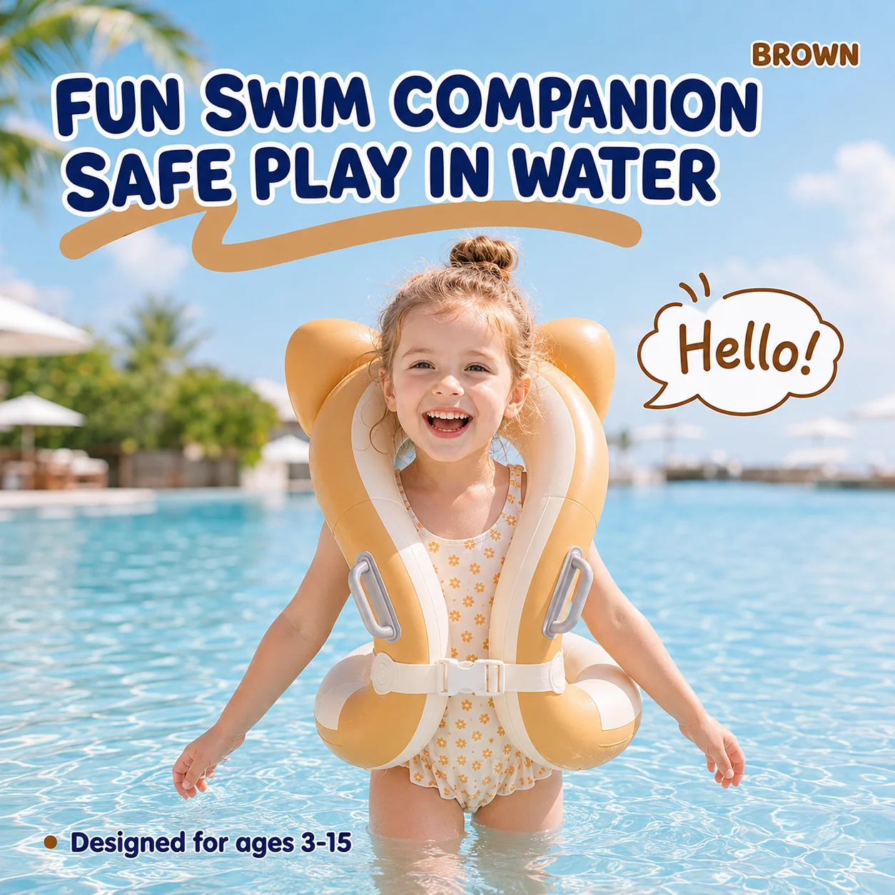 1PC Large Buoyancy Inflatable Swim Trainer Tube, Anti-Overturn Design Portable Pool Beach Float Equipment
1PC Large Buoyancy Inflatable Swim Trainer Tube, Anti-Overturn Design Portable Pool Beach Float Equipment