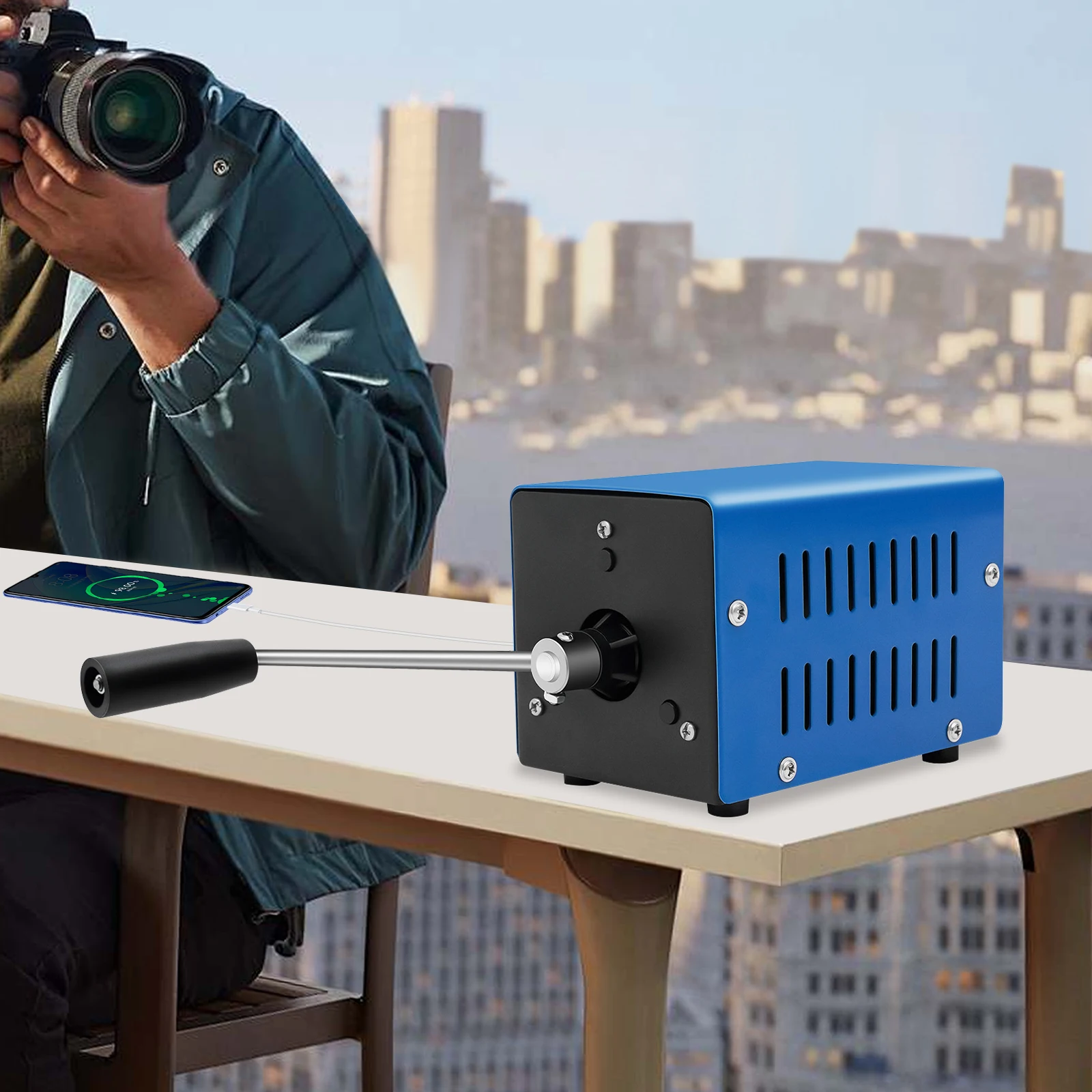 Multifunction Generator 20W Manual Dynamo Hand Crank Charger Generator USB Emergency Portable Generator For Travel Camping
Multifunction Generator 20W Manual Dynamo Hand Crank Charger Generator USB Emergency Portable Generator For Travel Camping