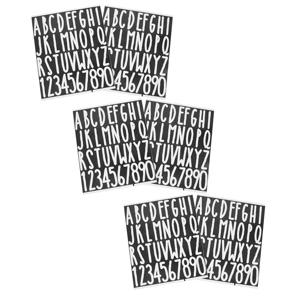6pcs White Letter Stickers Self Adhesive Vinyl Decals Waterproof Oil Resistant PVC Mailbox Doorplate Removable Decor
6pcs White Letter Stickers Self Adhesive Vinyl Decals Waterproof Oil Resistant PVC Mailbox Doorplate Removable Decor