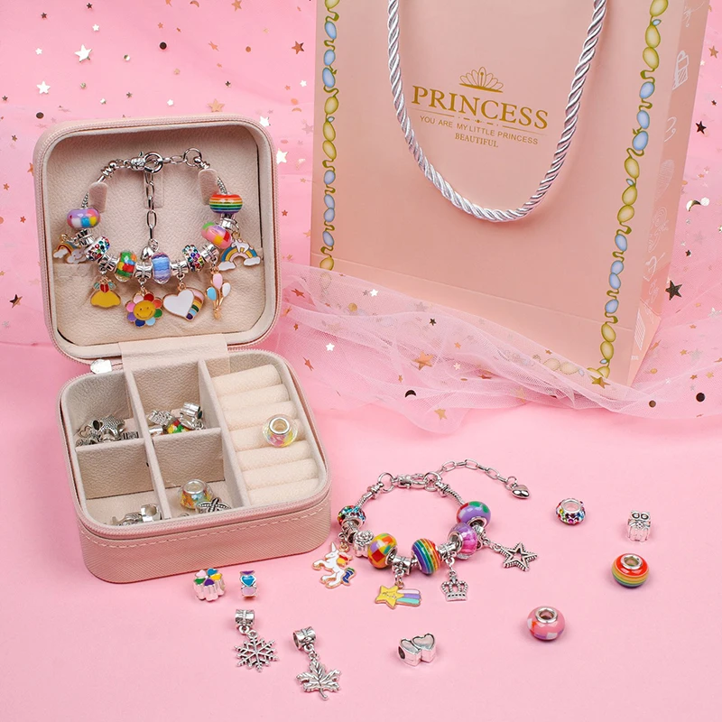 Handmade DIY Jewelry Kit with 66PCS European Style Large Hole Acrylic Beads, Comes with Storage Case, Perfect Gift for Girls
Handmade DIY Jewelry Kit with 66PCS European Style Large Hole Acrylic Beads, Comes with Storage Case, Perfect Gift for Girls