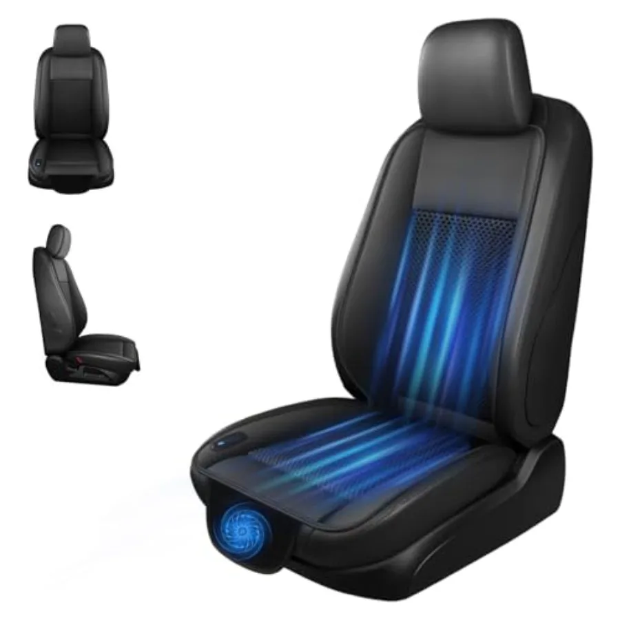 Cooling Car Seat Cushion 12V, Adjustable Temperature Ventilated Car Seat Cover, Ideal Cooling for Cars Without AC, Breathable A
Cooling Car Seat Cushion 12V, Adjustable Temperature Ventilated Car Seat Cover, Ideal Cooling for Cars Without AC, Breathable A