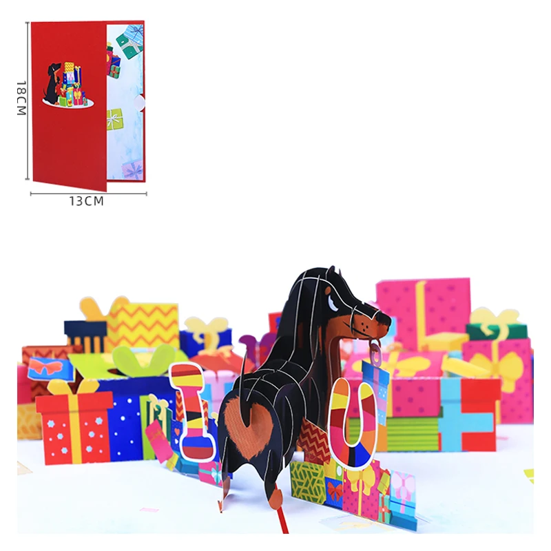 3D Dachshund Pop Up Greeting Card, Pets Puppy, Welsh Corgi, Thank You Card, Anniversary, Valentine, Baby, Birthday Gift
3D Dachshund Pop Up Greeting Card, Pets Puppy, Welsh Corgi, Thank You Card, Anniversary, Valentine, Baby, Birthday Gift