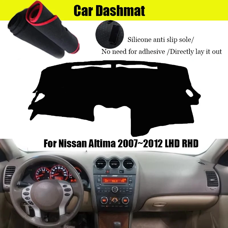 ZUIMI чехол для приборной панели, коврик для приборной панели, коврик для Nissan Altima 2007 ~ 2012, левый руль, RHD, чехол для приборной панели, козырек от солнца
ZUIMI чехол для приборной панели, коврик для приборной панели, коврик для Nissan Altima 2007 ~ 2012, левый руль, RHD, чехол для приборной панели, козырек от солнца