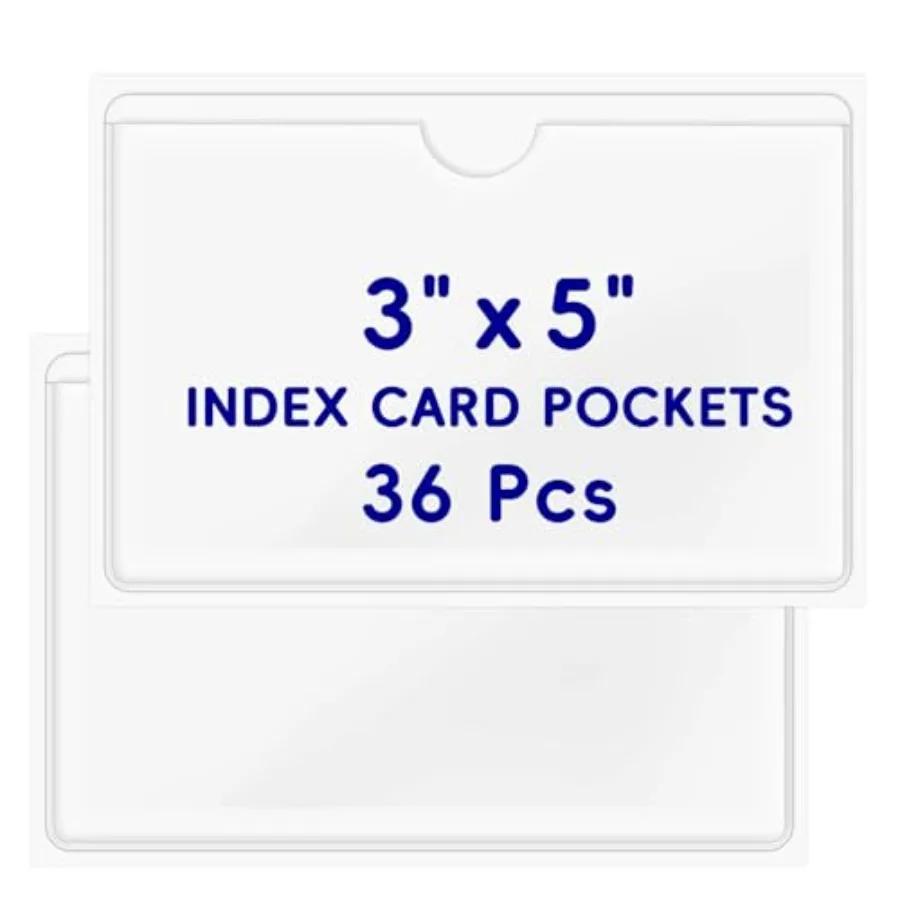 Jauisus 36 шт. клейкие горшки для индексных карточек с открытыми сверху, самоклеящиеся держатели этикеток для прозрачных клейких горшков для индексных карточек размером 3 x 5 дюймов для
Jauisus 36 шт. клейкие горшки для индексных карточек с открытыми сверху, самоклеящиеся держатели этикеток для прозрачных клейких горшков для индексных карточек размером 3 x 5 дюймов для