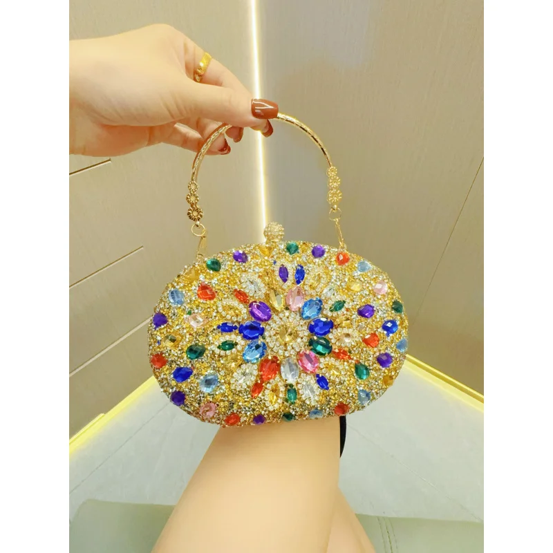 New elegant rhinestone clutch bag for women, diamond-embellished evening handbag, cheongsam bag
New elegant rhinestone clutch bag for women, diamond-embellished evening handbag, cheongsam bag