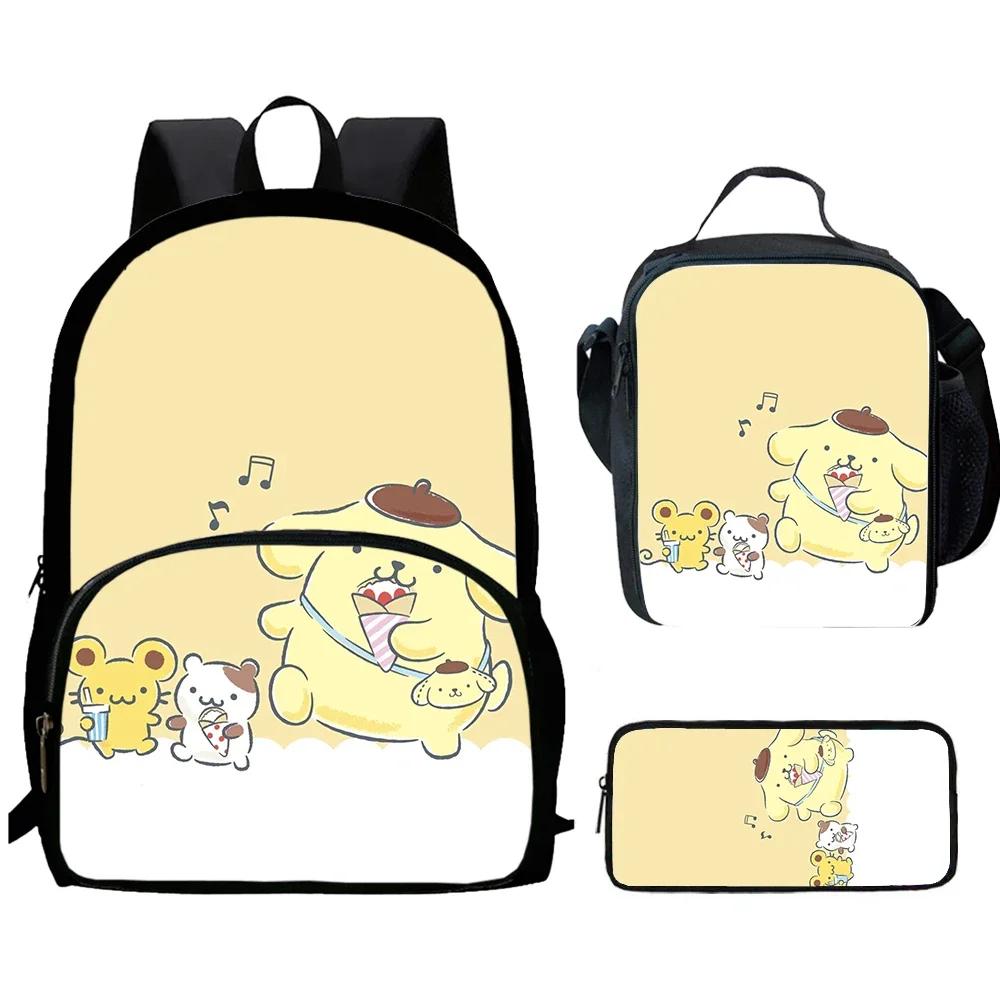 Cartoon Child Backpack with Front Pocket,Lunch Bag,Pencil Bag for Aged 5-10,Cartoon P-om Pom Child School Bags for Boy Girl
Cartoon Child Backpack with Front Pocket,Lunch Bag,Pencil Bag for Aged 5-10,Cartoon P-om Pom Child School Bags for Boy Girl