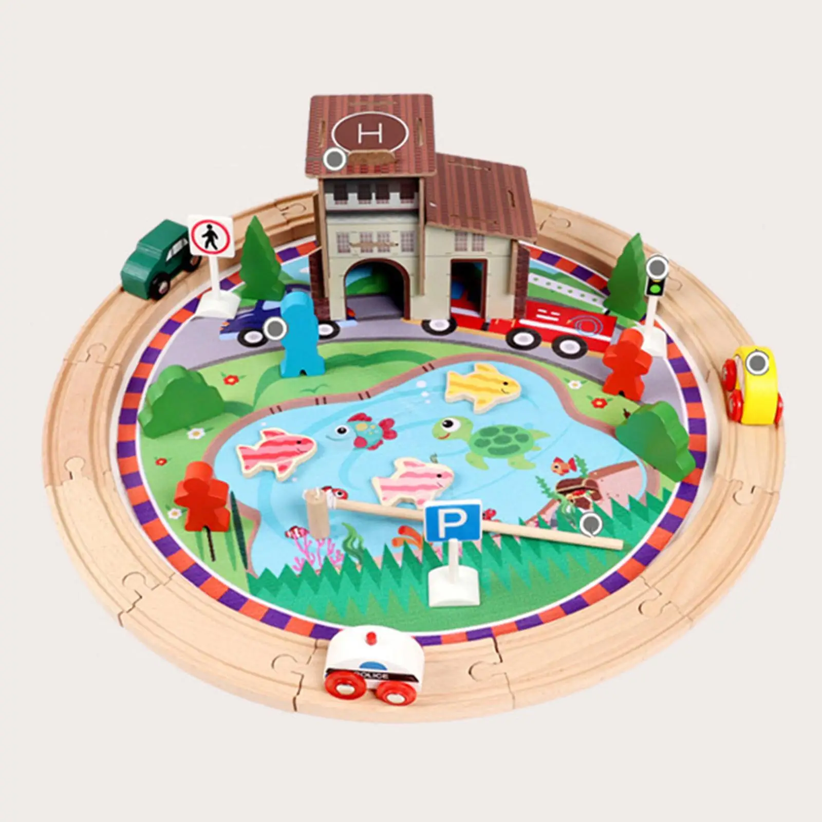Kids Railway Track Toy Building Kit City Themed Train for Educational
Kids Railway Track Toy Building Kit City Themed Train for Educational