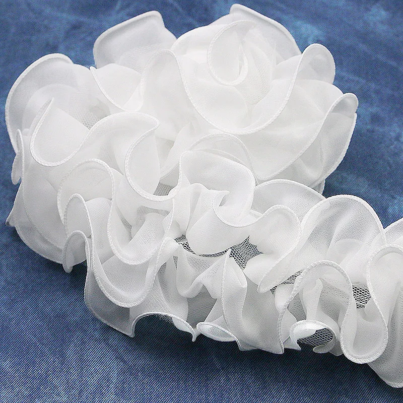 (1 Yard/pcs) 11cm Double-layer Chiffon Splicing Color Lace Pearl Yarn Clothing Home Decoration Handicrafts DIY
(1 Yard/pcs) 11cm Double-layer Chiffon Splicing Color Lace Pearl Yarn Clothing Home Decoration Handicrafts DIY