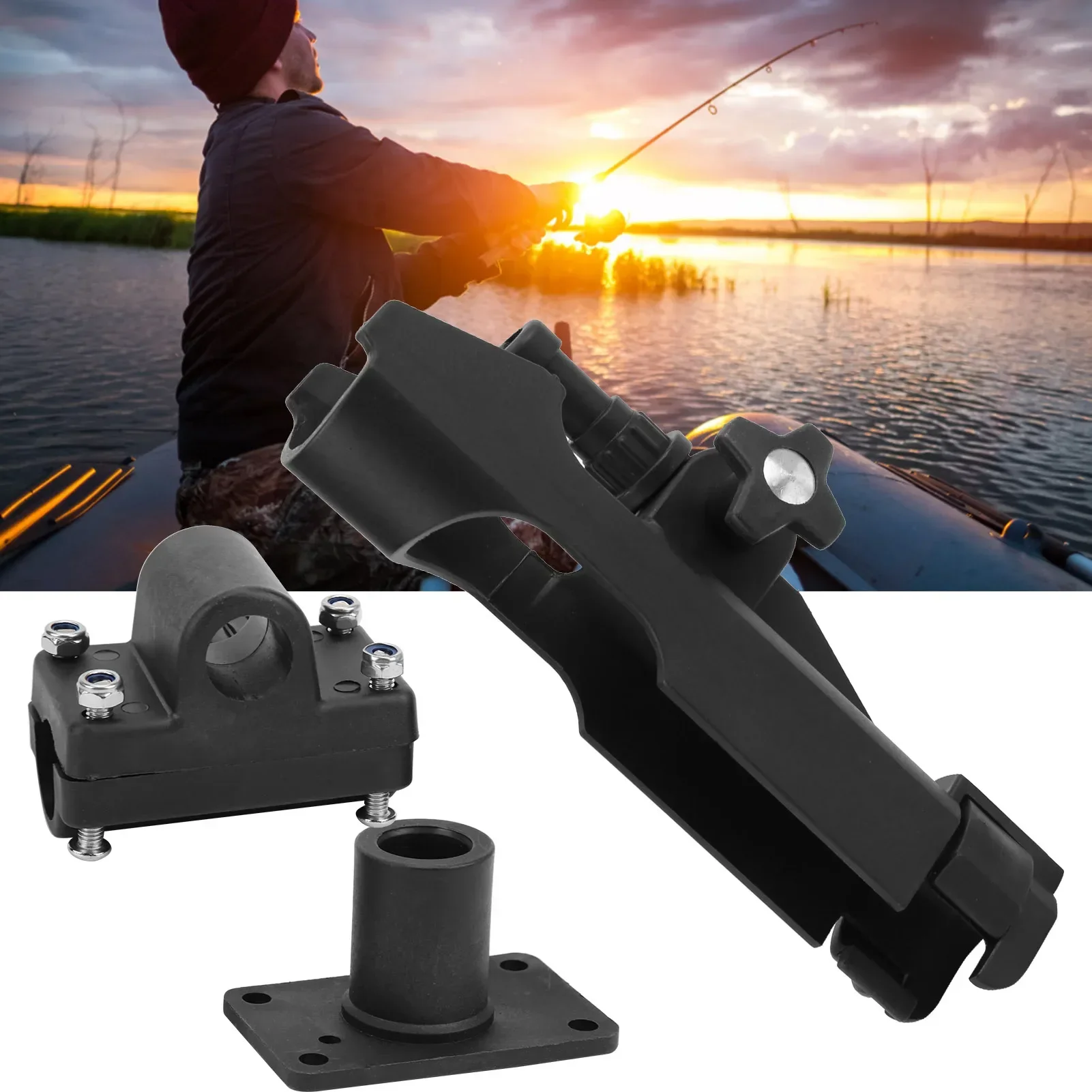 Держатель для удочек на лодке, регулируемый зажим для удочки для каяка, стойки, подставка, кронштейн
Держатель для удочек на лодке, регулируемый зажим для удочки для каяка, стойки, подставка, кронштейн
