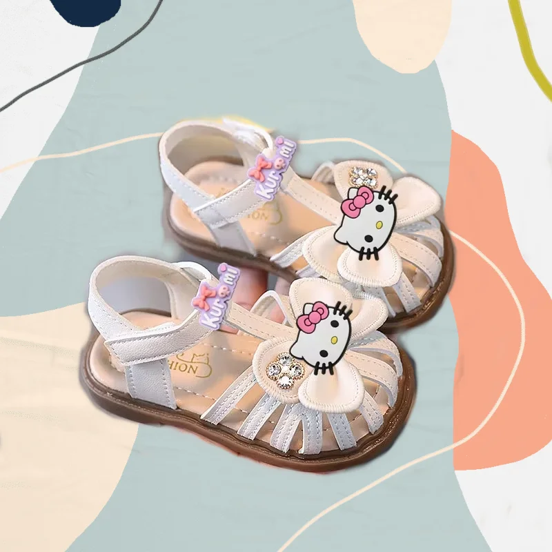 Sanrio hello kitty kuromi/детские сандалии, новая летняя пляжная обувь для малышей 0–5 лет, обувь принцессы на мягкой подошве из говяжьего сухожилия для малышей
Sanrio hello kitty kuromi/детские сандалии, новая летняя пляжная обувь для малышей 0–5 лет, обувь принцессы на мягкой подошве из говяжьего сухожилия для малышей