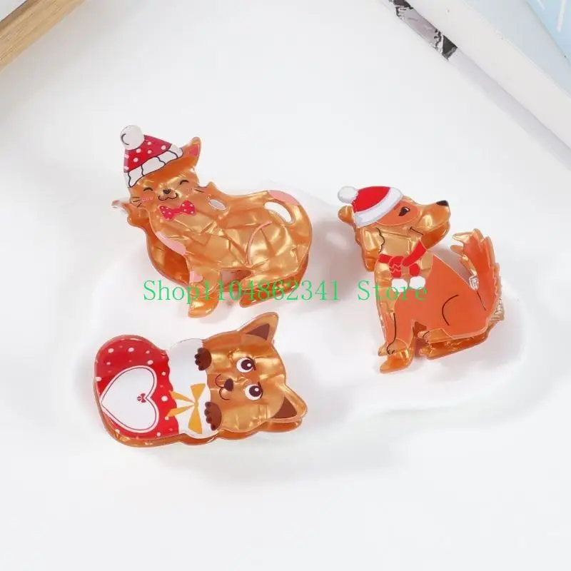 652F Nacreous Puppy Hair Claw Clip Hair Jaw Clip Christmas Barrettes Hairpin
652F Nacreous Puppy Hair Claw Clip Hair Jaw Clip Christmas Barrettes Hairpin