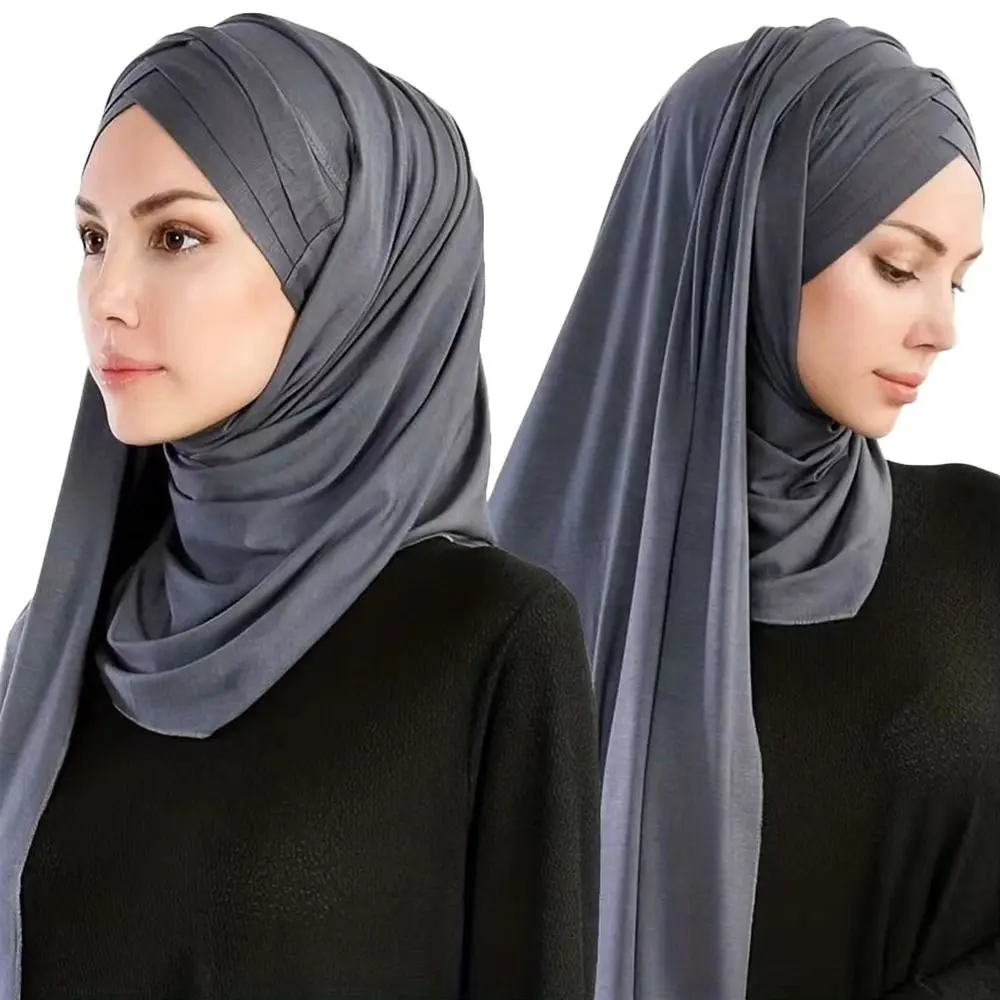 Spring Summer Cross Inner Muslim Turban Mercerized Cotton Breathable Hijab 3 Layers Comfortable Head Scarf for Women
Spring Summer Cross Inner Muslim Turban Mercerized Cotton Breathable Hijab 3 Layers Comfortable Head Scarf for Women