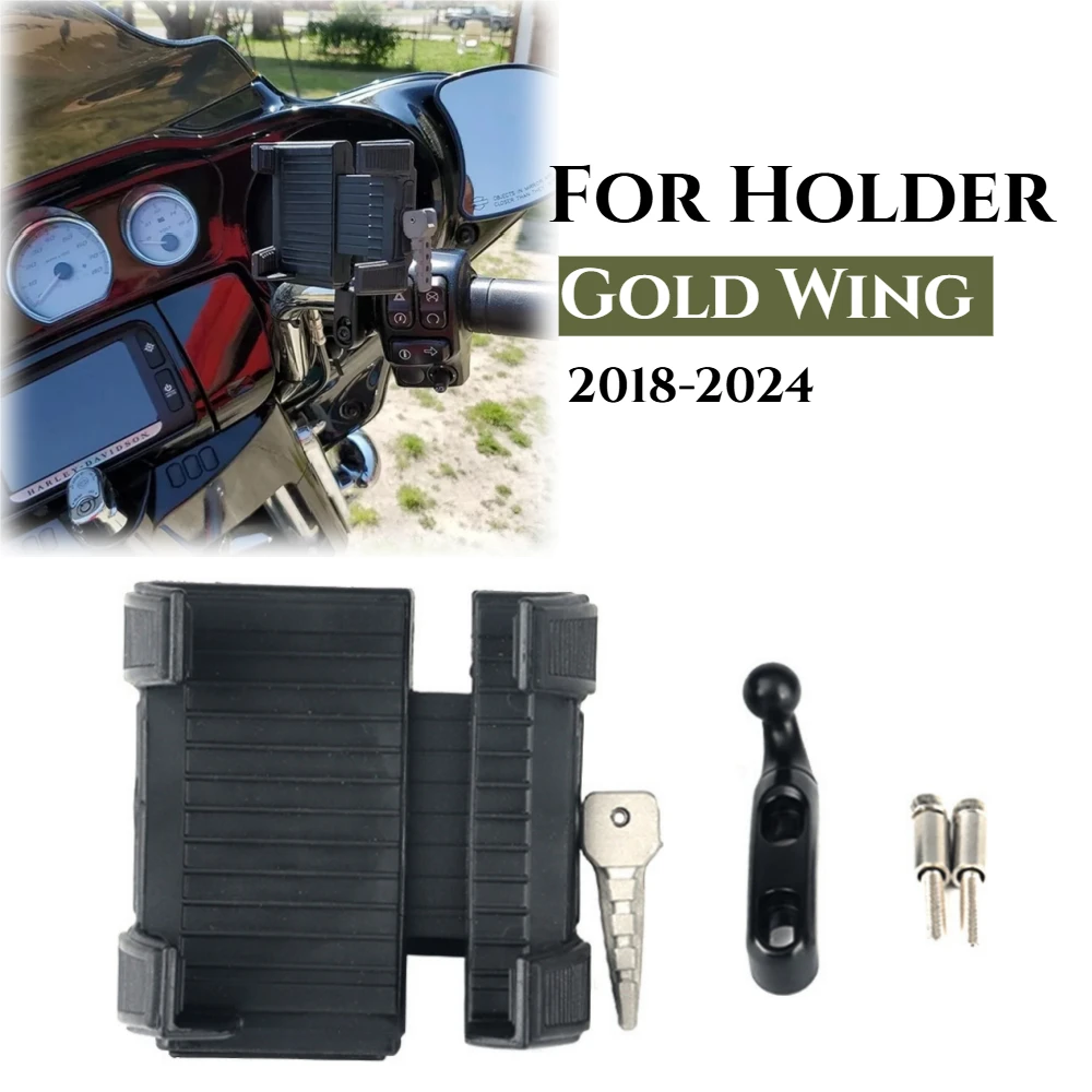 For HONDA Holder Gold Wing 1800 GL1800GL F6B 2018-2024 Motorcycle Navigation Bracket Mobile Phone Mount Holder Support 2022 2023
For HONDA Holder Gold Wing 1800 GL1800GL F6B 2018-2024 Motorcycle Navigation Bracket Mobile Phone Mount Holder Support 2022 2023