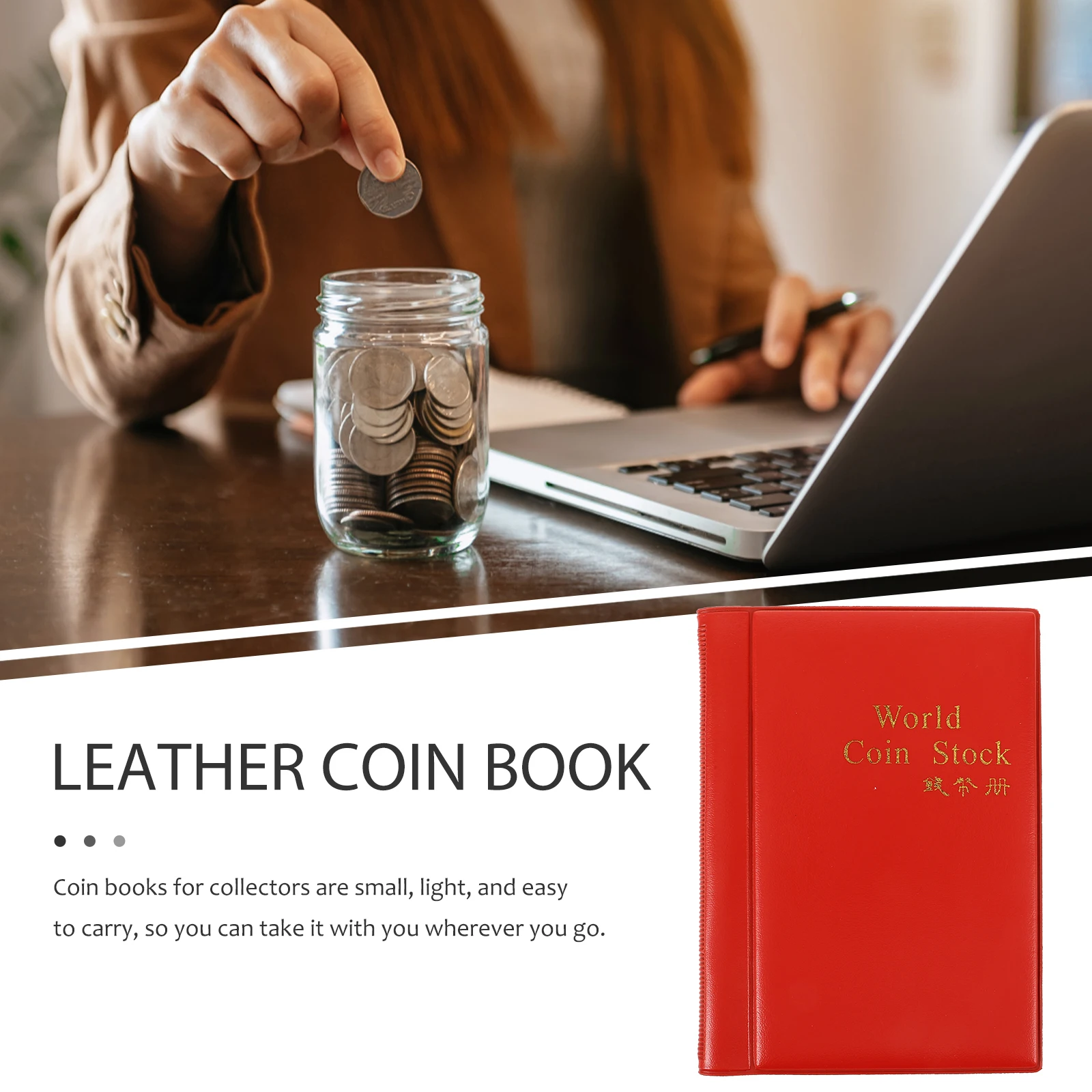 Collection Book Red PU Cover 15*11cm 3*3cm Pockets Portable Small Coin Album Collecting Holder Binder Coin for Coins
Collection Book Red PU Cover 15*11cm 3*3cm Pockets Portable Small Coin Album Collecting Holder Binder Coin for Coins