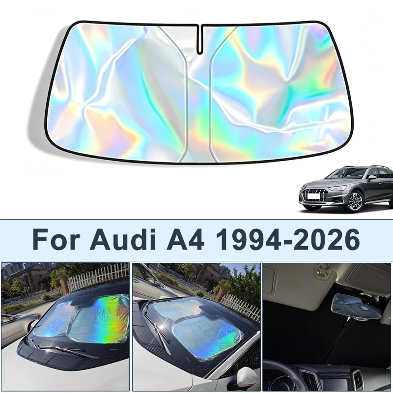 Foldable Front Windshield Sun Shade For Audi A4 1994-2026 UV Reflective Sun Protection Cover Car Interior Accessories
Foldable Front Windshield Sun Shade For Audi A4 1994-2026 UV Reflective Sun Protection Cover Car Interior Accessories