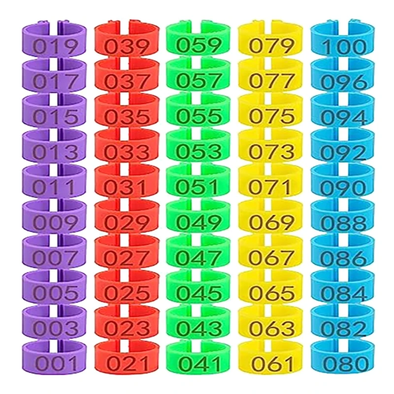 Efficient Poultry Leg Rings Foot Rings Pack of 100 Identification LegBands Numbered Poultry Leg Rings for Farm Dropship
Efficient Poultry Leg Rings Foot Rings Pack of 100 Identification LegBands Numbered Poultry Leg Rings for Farm Dropship
