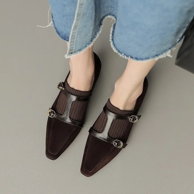 Women's Shoes Dress Heels Women Patchwork Shoes On Heel 3 CM French Style Retro Cozy Med Heels Spring Autumn Office Lady Pumps
Women's Shoes Dress Heels Women Patchwork Shoes On Heel 3 CM French Style Retro Cozy Med Heels Spring Autumn Office Lady Pumps