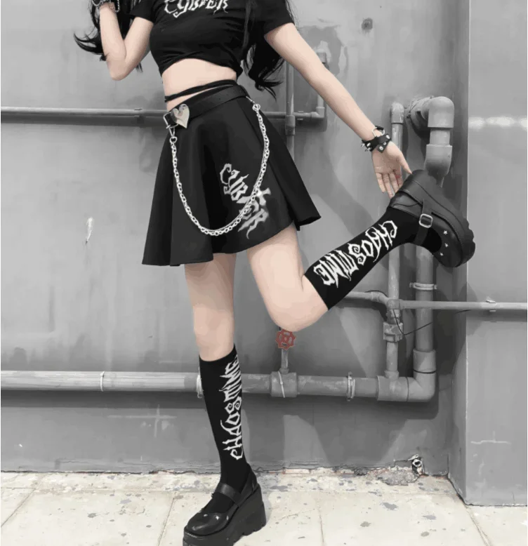 Ruibbit Japanese Summer New Arrival Fashion Casual Women Gothic Punk Harajuku A-line Skirt High Waist Sexy Mini Skirt + Girdle
Ruibbit Japanese Summer New Arrival Fashion Casual Women Gothic Punk Harajuku A-line Skirt High Waist Sexy Mini Skirt + Girdle