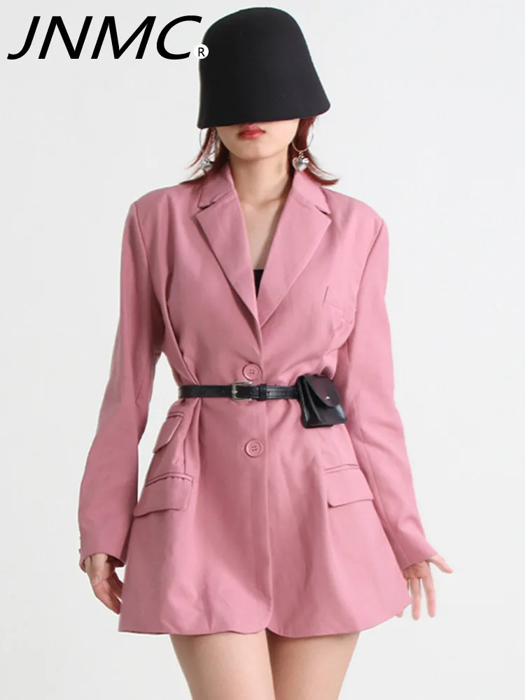 JNMC Temperament Casual Pink Single Breasted Pleated Waist Cinched Suit Dress For Women 2024 Spring And Autumn New Edition
JNMC Temperament Casual Pink Single Breasted Pleated Waist Cinched Suit Dress For Women 2024 Spring And Autumn New Edition