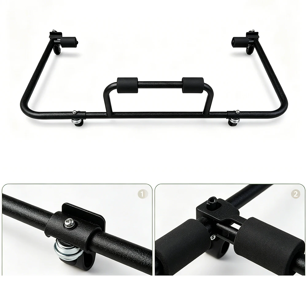 Roof Support for Jeep Wrangler JK JL 4-Door 2007-2026, Black Hard Top Carrier Storage Sliding Cart Rack Steel, JL1268
Roof Support for Jeep Wrangler JK JL 4-Door 2007-2026, Black Hard Top Carrier Storage Sliding Cart Rack Steel, JL1268