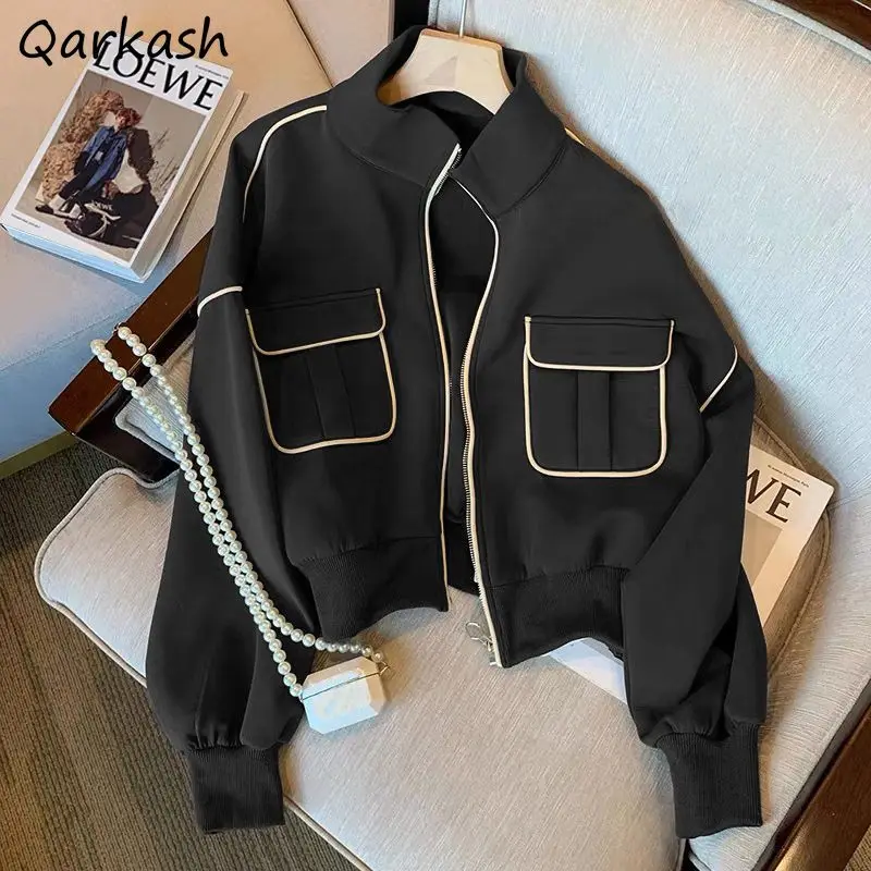 Jackets for Women Panelled Cool Streetwear Baggy Unisex Autumn Basics Korean Style Zipper-up Vintage Clothing Joggers Daily Lady
Jackets for Women Panelled Cool Streetwear Baggy Unisex Autumn Basics Korean Style Zipper-up Vintage Clothing Joggers Daily Lady