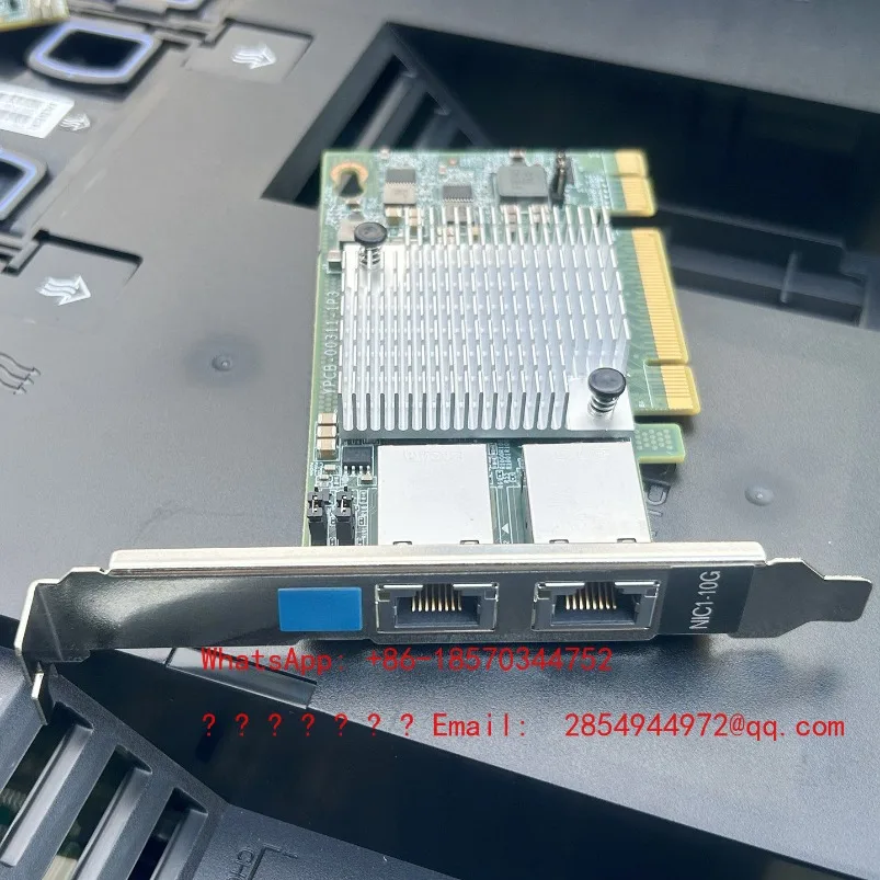 X540-T2 PCI-E двухпортовая 10-гигабитная сетевая карта с электрическим портом RJ45 YZCA-00311-101
X540-T2 PCI-E двухпортовая 10-гигабитная сетевая карта с электрическим портом RJ45 YZCA-00311-101