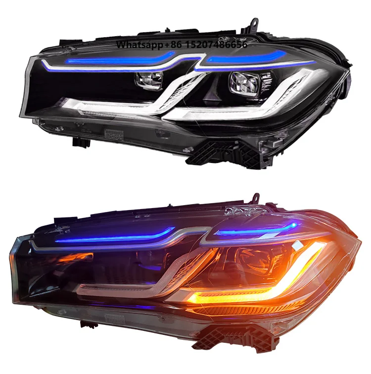 X5 F15 LED Headlight Assembly 24V Car Light with 6000K Color Temperature 2014 2018 Front Turn Signals
X5 F15 LED Headlight Assembly 24V Car Light with 6000K Color Temperature 2014 2018 Front Turn Signals