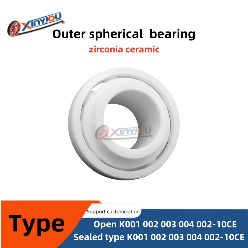 Керамический внешний сферический подшипник (цирконий) К001 002 003 004 002-10CE Открытый и герметичный, устойчивый к высоким температурам и коррозии 
Керамический внешний сферический подшипник (цирконий) К001 002 003 004 002-10CE Открытый и герметичный, устойчивый к высоким температурам и коррозии
