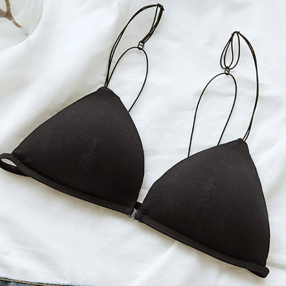 2pcs Triangle Bras Cotton Wire Free Seamless Bralette White Comfortable Breathable Everyday Bras
2pcs Triangle Bras Cotton Wire Free Seamless Bralette White Comfortable Breathable Everyday Bras