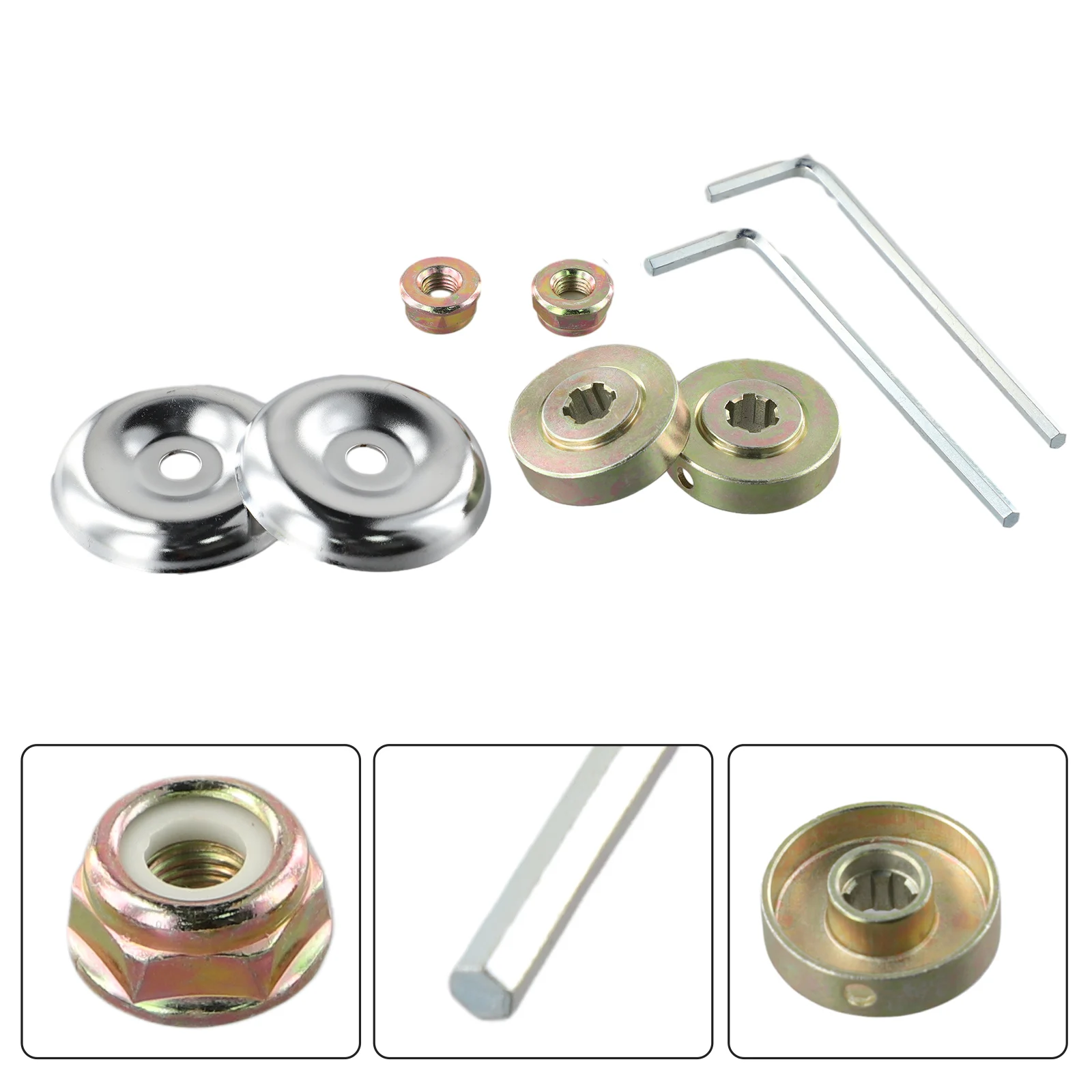 8Pcs Blade Adapter Attachment Maintenance Kit Strimmer Brush Cutter Gearbox Blade Nut Metal Replacement Fixing Kit
8Pcs Blade Adapter Attachment Maintenance Kit Strimmer Brush Cutter Gearbox Blade Nut Metal Replacement Fixing Kit