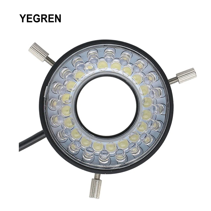 40 LED Adjustable Ring Light Source Diameter 27mm Industrial Vision Lamp for Monocular Vedio Microscope Supplement Illumination
40 LED Adjustable Ring Light Source Diameter 27mm Industrial Vision Lamp for Monocular Vedio Microscope Supplement Illumination