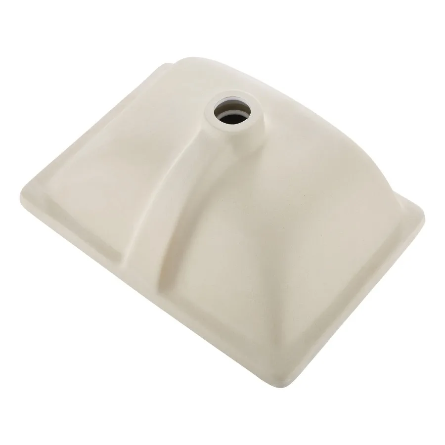 Rectangular Undermount Bathroom Sink 18.11 x 12.99 Inch White Ceramic Basin with Overflow Modern Under-Counter Vanity Sink for
Rectangular Undermount Bathroom Sink 18.11 x 12.99 Inch White Ceramic Basin with Overflow Modern Under-Counter Vanity Sink for