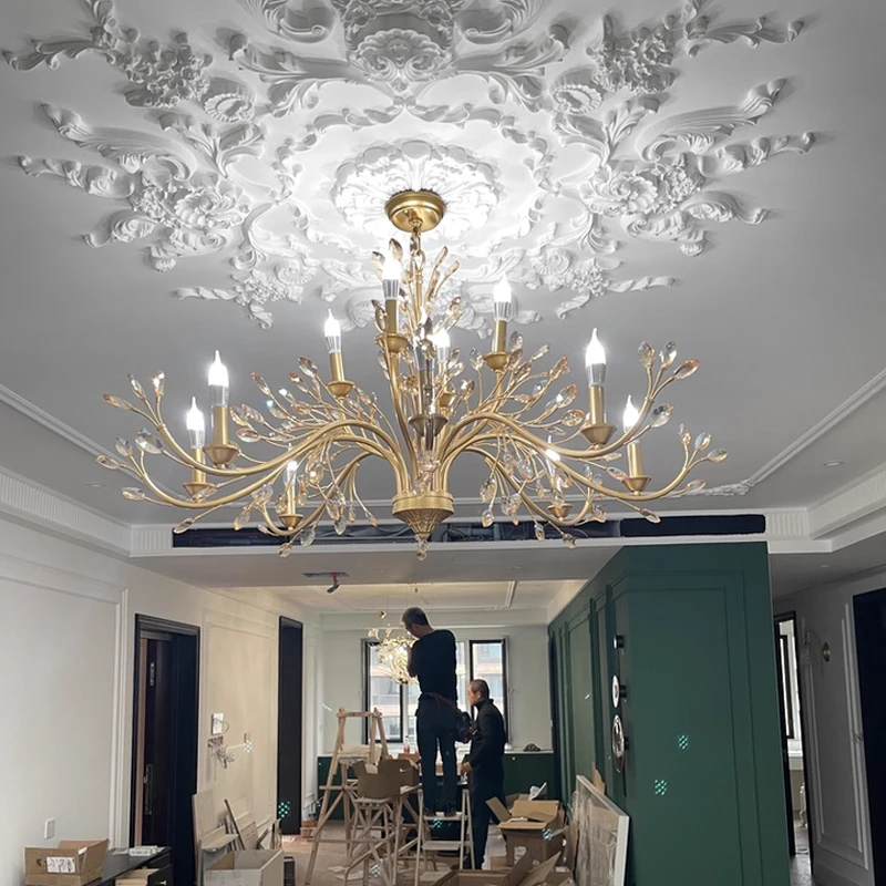 American Living Room Crystal Chandeliers Creative Dining Room Pendant Lamp Bedroom Modern Chandelier Hotel Shop Hanging Lights
American Living Room Crystal Chandeliers Creative Dining Room Pendant Lamp Bedroom Modern Chandelier Hotel Shop Hanging Lights