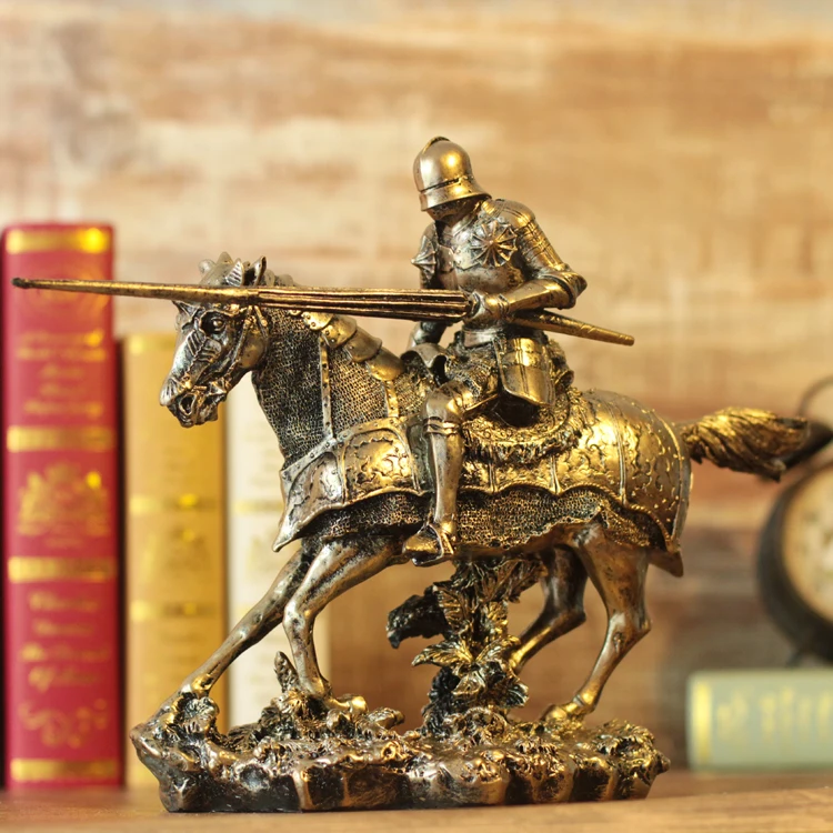 ANCIENT EUROPEAN MEDIEVAL CAVALIER SCULPTURE HANDMADE RESIN KNIGHT STATUE ADORNMENT GIFT CRAFT FOR HOME DECOR AND ART COLLECTION
ANCIENT EUROPEAN MEDIEVAL CAVALIER SCULPTURE HANDMADE RESIN KNIGHT STATUE ADORNMENT GIFT CRAFT FOR HOME DECOR AND ART COLLECTION