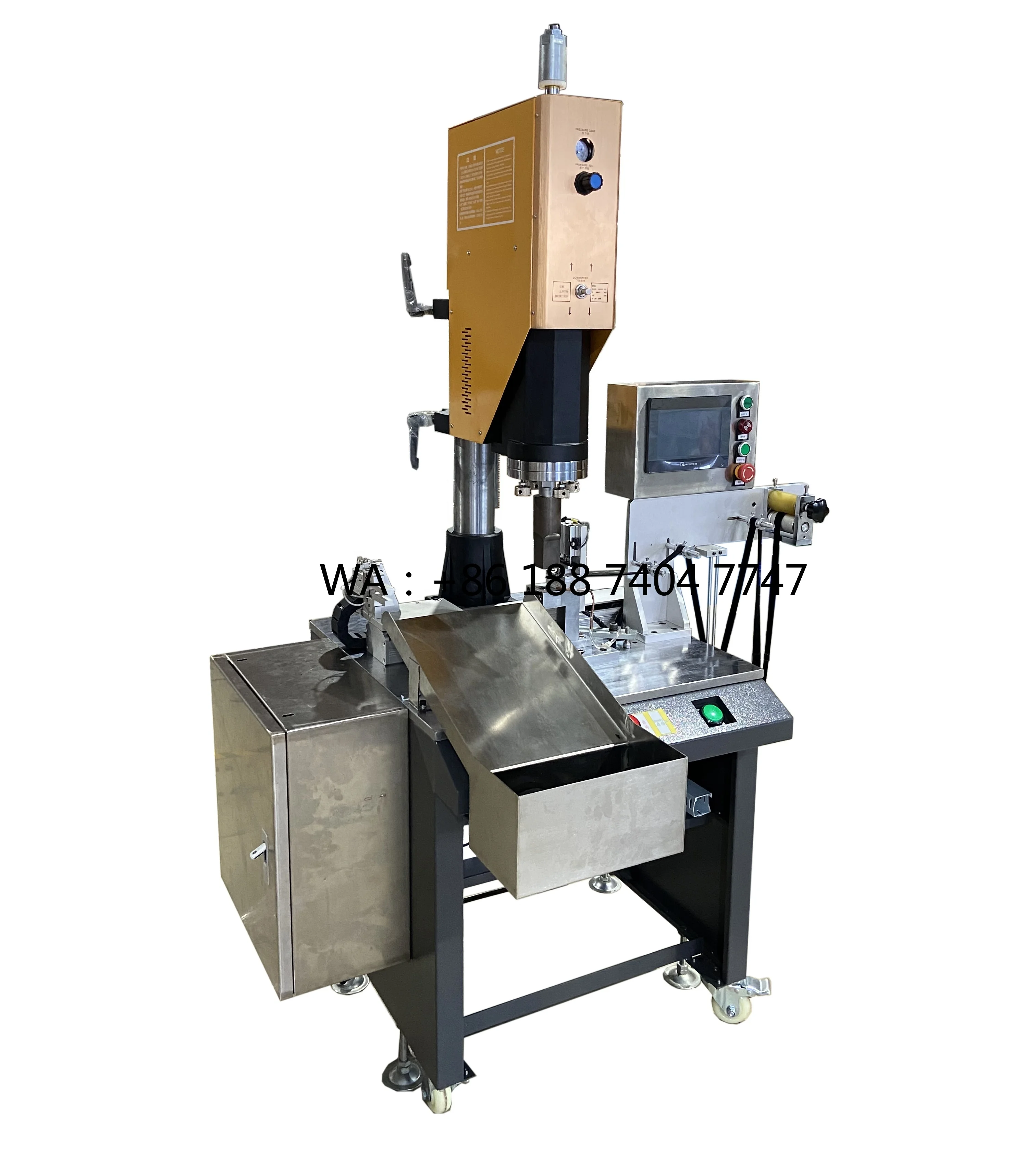 Hook and Loop or Elastic Band Ultrasonic Cutting Machine
Hook and Loop or Elastic Band Ultrasonic Cutting Machine