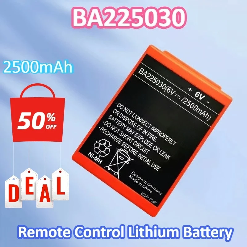 New BA225030 6V 2500mAh Battery Pack for Remote Control Lithium Battery Accessories
New BA225030 6V 2500mAh Battery Pack for Remote Control Lithium Battery Accessories