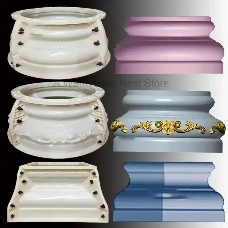 Durable ABS Plastic Roman Column Head and Foot Cement Mold European Square Concrete Pedestal for Roof Support Villa Gater
Durable ABS Plastic Roman Column Head and Foot Cement Mold European Square Concrete Pedestal for Roof Support Villa Gater