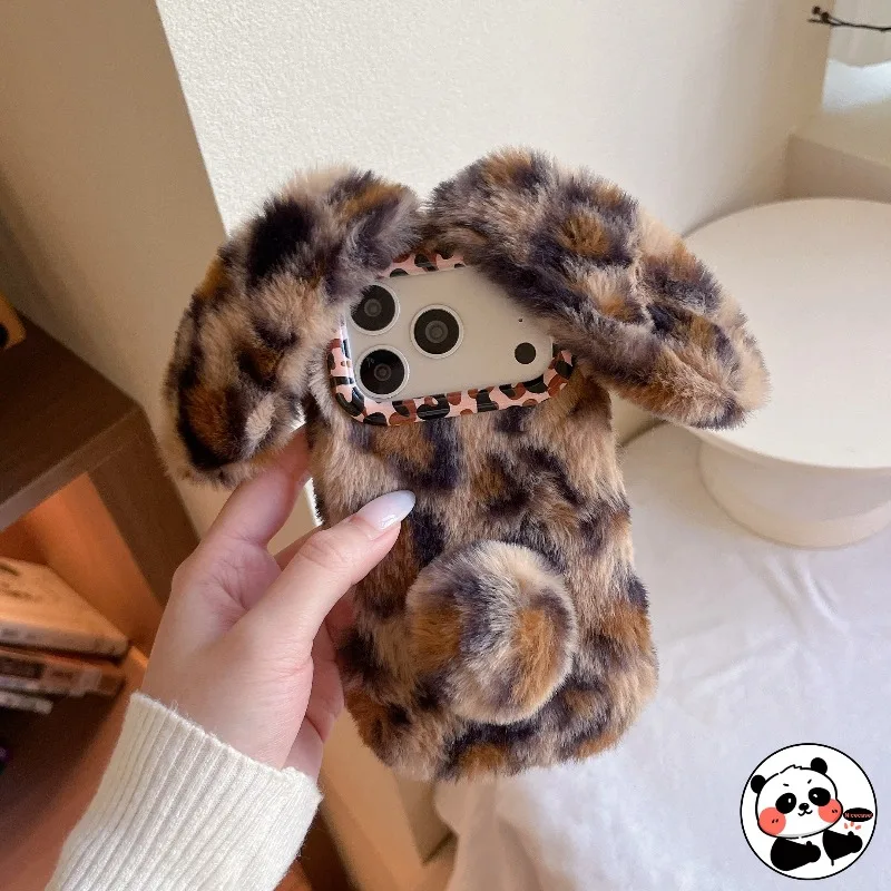 Luxury Leopard Print Plush Rabbit Phone Case For iPhone 17 Pro Max 16 Pro Max 15 14 Plus 13 Pro Max Plush Rabbit Full Soft Cover
Luxury Leopard Print Plush Rabbit Phone Case For iPhone 17 Pro Max 16 Pro Max 15 14 Plus 13 Pro Max Plush Rabbit Full Soft Cover