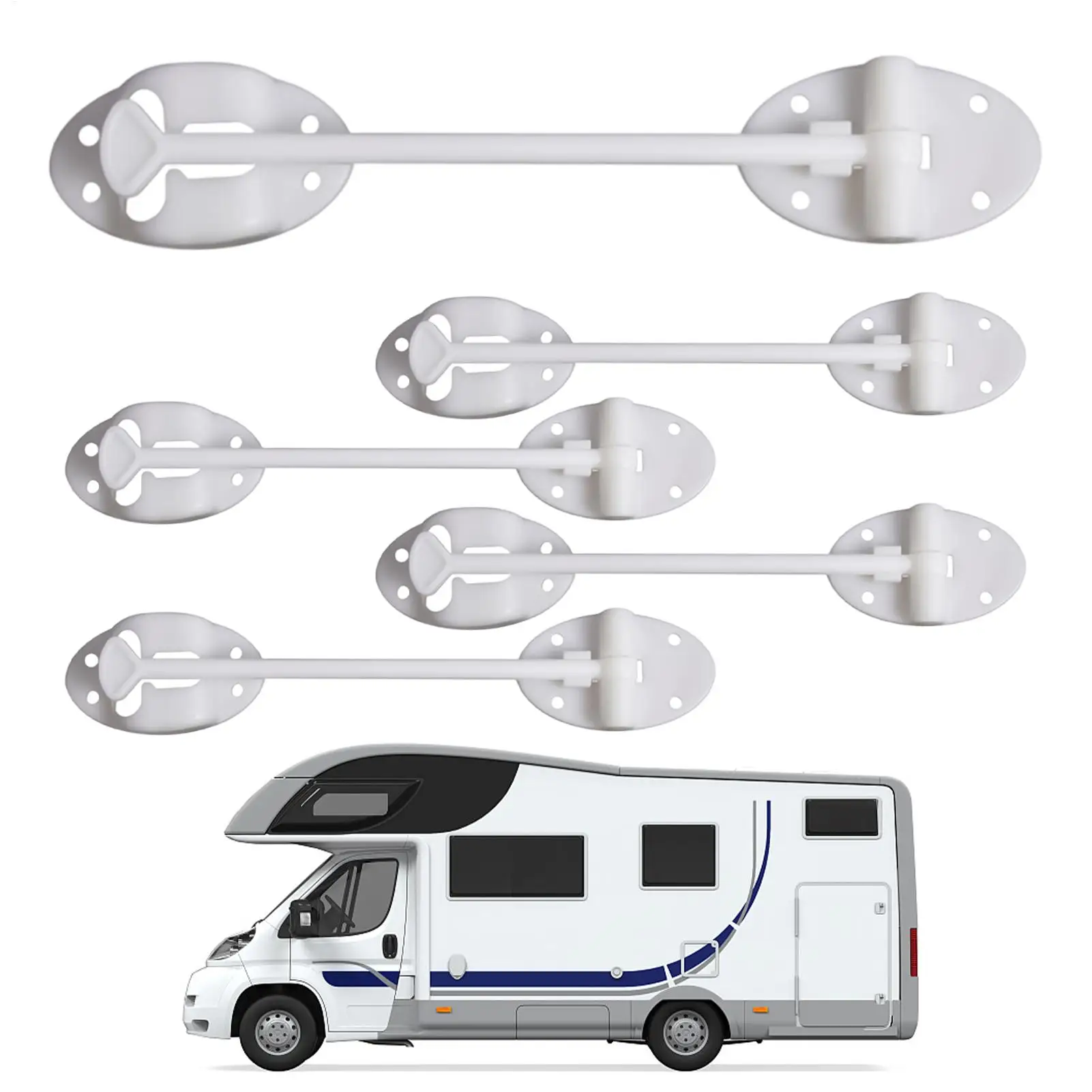 RV Door Lock 5 Pieces T Shape Latch For Camper Entry Cargo Entry Door Holder For Trailer Van Cargo Motorhome Home Garage Outdoor
RV Door Lock 5 Pieces T Shape Latch For Camper Entry Cargo Entry Door Holder For Trailer Van Cargo Motorhome Home Garage Outdoor