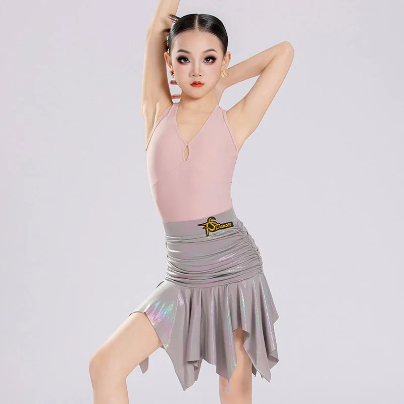 New Latin Dance Clothes For Girls Pink Tops Iregular Skirt Sleeveless Cha Cha Dance Costume Kids Latin Performance Dress BL18963
New Latin Dance Clothes For Girls Pink Tops Iregular Skirt Sleeveless Cha Cha Dance Costume Kids Latin Performance Dress BL18963