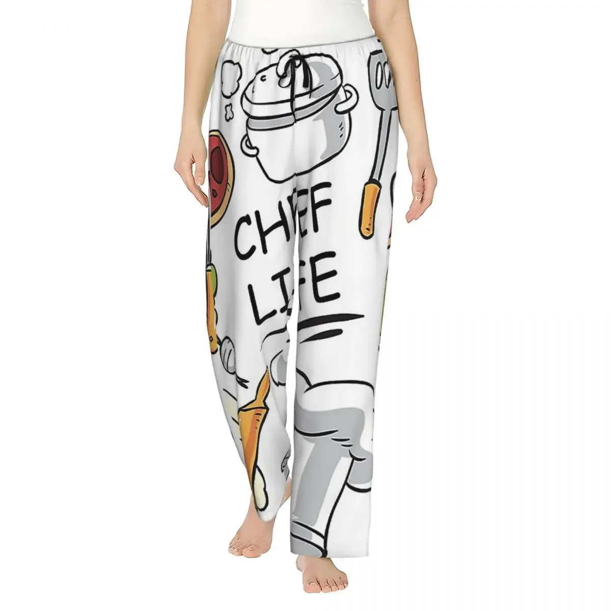 Custom Chef Life Women Pajama Pants Lounge Sleep Sleepwear Bottoms with Pockets
Custom Chef Life Women Pajama Pants Lounge Sleep Sleepwear Bottoms with Pockets