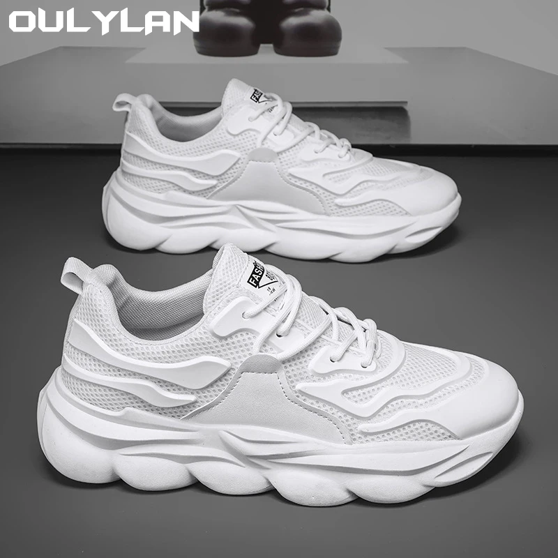 Oulylan новые мужские повседневные кроссовки для бега, дышащая легкая модная спортивная обувь на толстой подошве, увеличивающая рост
Oulylan новые мужские повседневные кроссовки для бега, дышащая легкая модная спортивная обувь на толстой подошве, увеличивающая рост