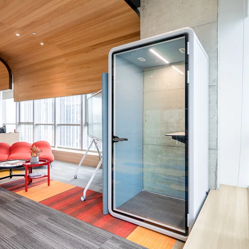 Undisturbed Single Telephone Booth Indoor Silent Acoustic Pods Many Different Design with Dimmer for Light Ventilation
Undisturbed Single Telephone Booth Indoor Silent Acoustic Pods Many Different Design with Dimmer for Light Ventilation