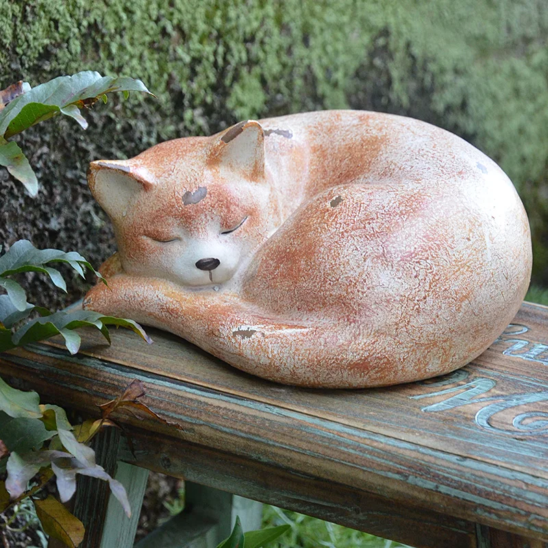 Vintage Orange Resin Lazy Sleeping Cat Statues For Home Garden Tabletop Decoration Cute Handmade Animal Figurines Ornaments
Vintage Orange Resin Lazy Sleeping Cat Statues For Home Garden Tabletop Decoration Cute Handmade Animal Figurines Ornaments