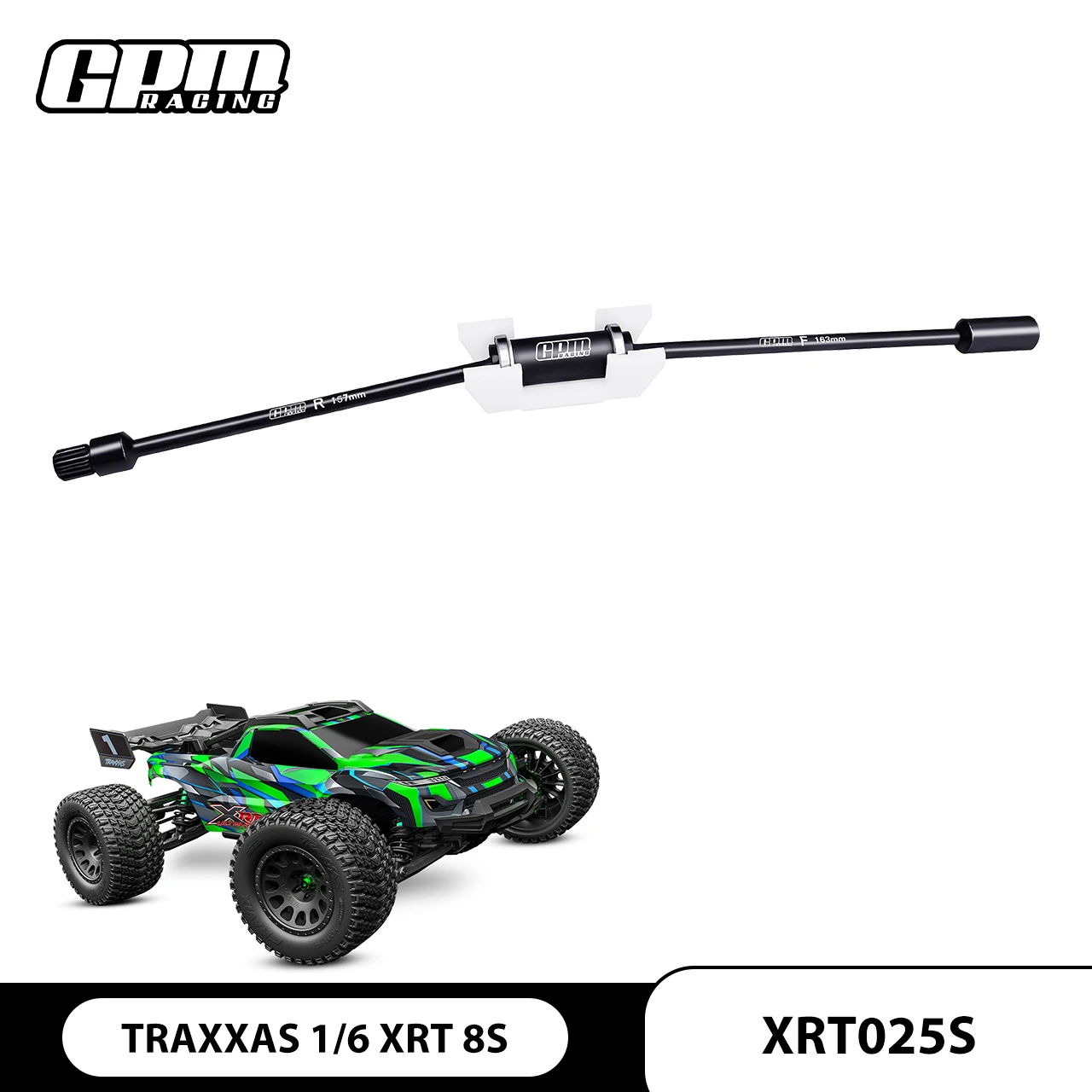 GPM 4140 Medium Carbon Steel Center Driveshaft Set For TRAXXAS 1/6 XRT 8S 7755
GPM 4140 Medium Carbon Steel Center Driveshaft Set For TRAXXAS 1/6 XRT 8S 7755